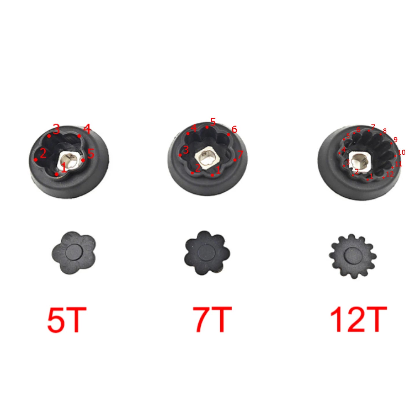 Coupling for Lidl Silvercrest Monsieur Cuisine Plus 12T Mr Kitchen Robot Blender Drive Gear