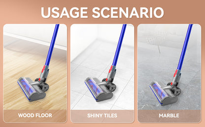 Direct Drive Cleaning Head Compatible with Dyson V7 V8 V10 V11 V15 Vacuum Cleaner For Short Pile Carpets and Hard Floors