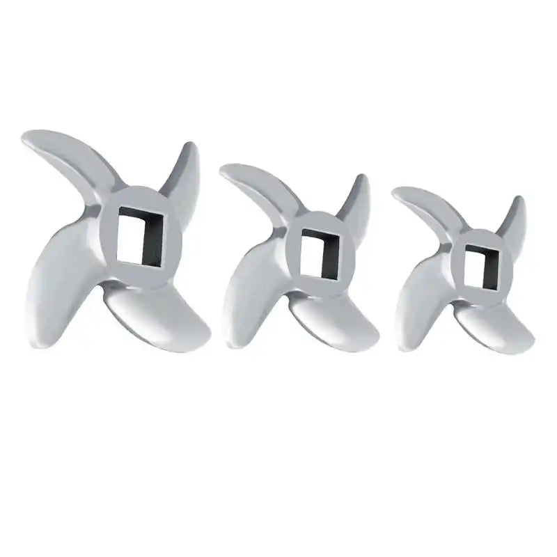 Meat Grinder Blade 4 Stainless Steel Blades Square Hole Meat Grinder Knife Home Kitchen Mincer Parts Accessories