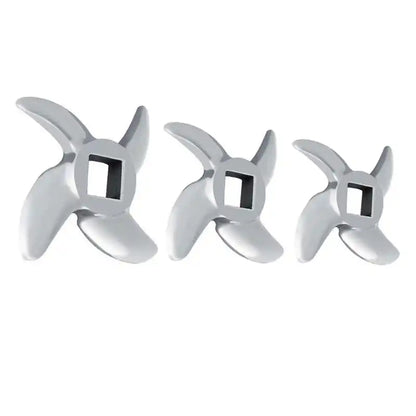 Meat Grinder Blade 4 Stainless Steel Blades Square Hole Meat Grinder Knife Home Kitchen Mincer Parts Accessories