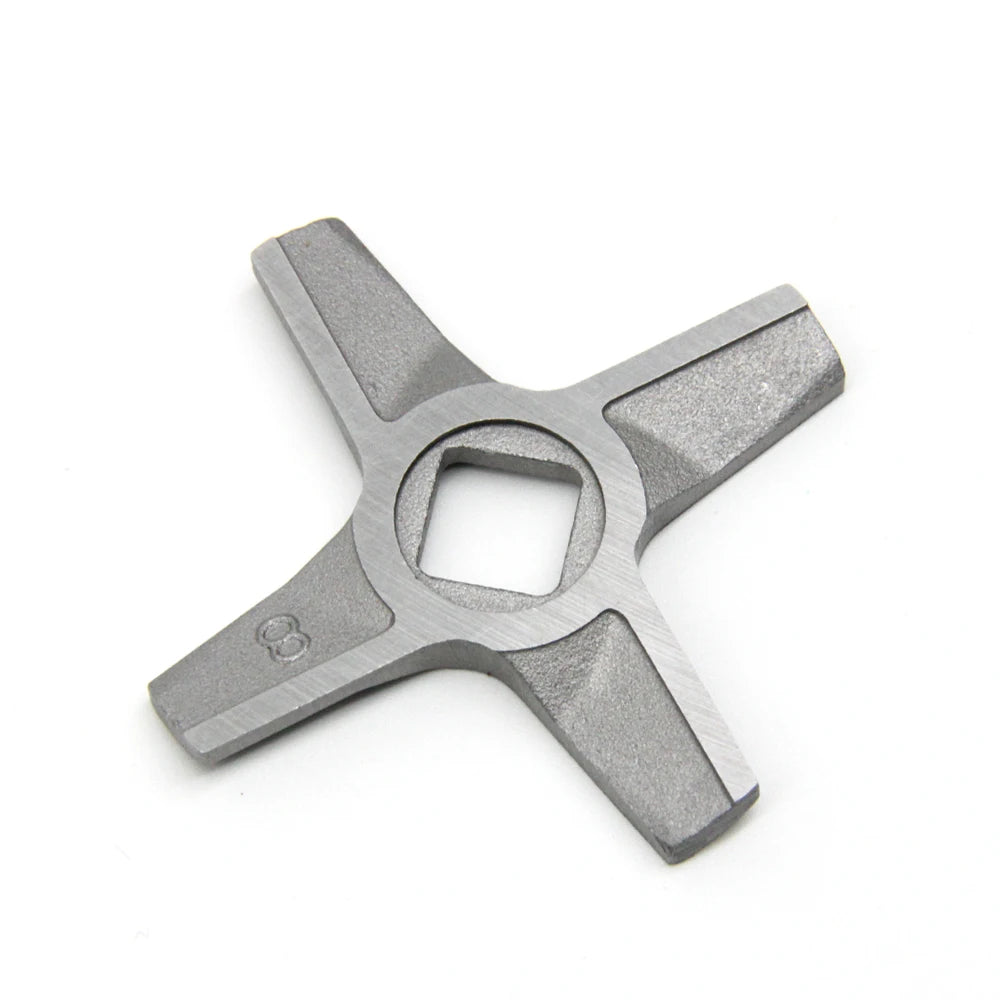 1PC Meat Grinder Knife 8# Double Sided Blade Replacement for Zelmer MM1200 Bosch MFW3910W MFW3X10B Kitchen Appliance Spare Parts