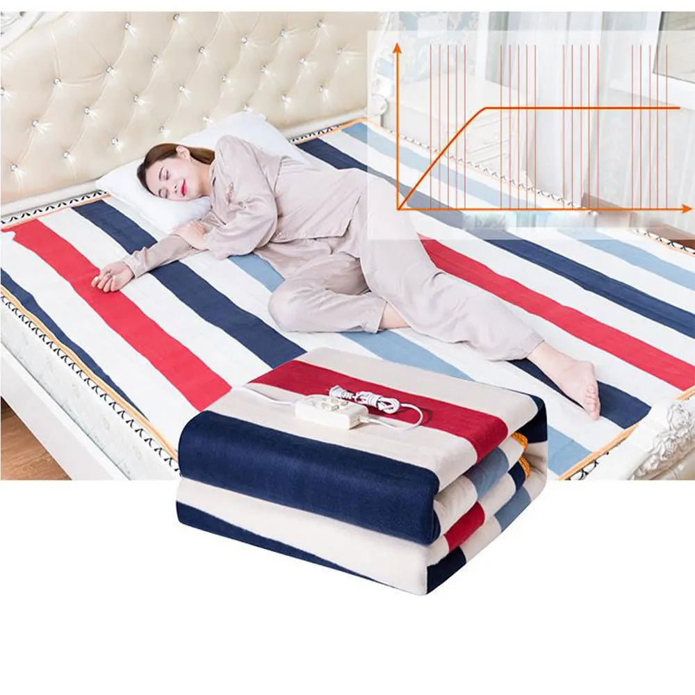 Warm Blanket Electric Heated Blanket 110V/ 220VElectric Blanket Double Manta Electrica Heating Blanket Carpets Heated Mat