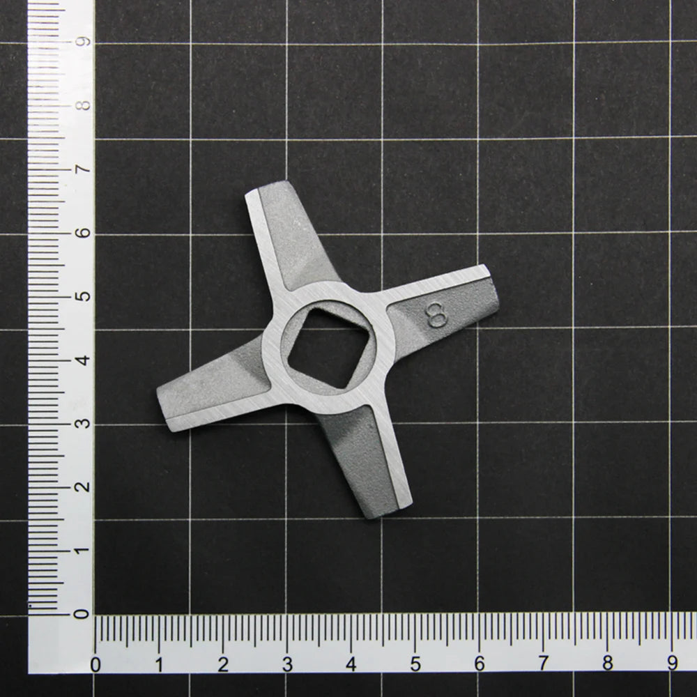 1PC Meat Grinder Knife 8# Double Sided Blade Replacement for Zelmer MM1200 Bosch MFW3910W MFW3X10B Kitchen Appliance Spare Parts