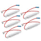 Y98B 5 Pcs High Voltage Microwave Fuses 0.65A/0.7A/0.75A/0.85A Microwave Oven Fuses Kit with Tube Shell Home Kitchen Cooking