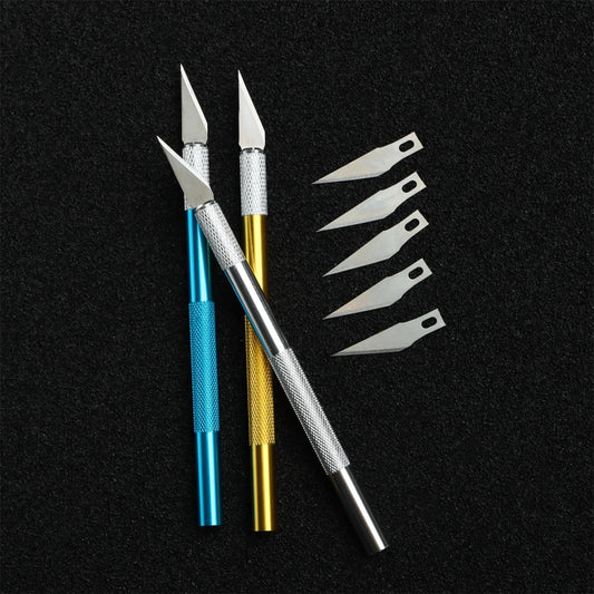 Engraving Cutter with 5pcs replaceable blades for PCB circuit board ,Mobile phone film,Paper cutting for wallpaper Window Film