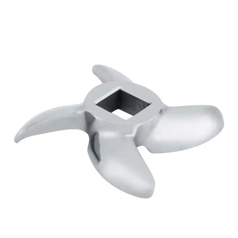 Meat Grinder Blade 4 Stainless Steel Blades Square Hole Meat Grinder Knife Home Kitchen Mincer Parts Accessories