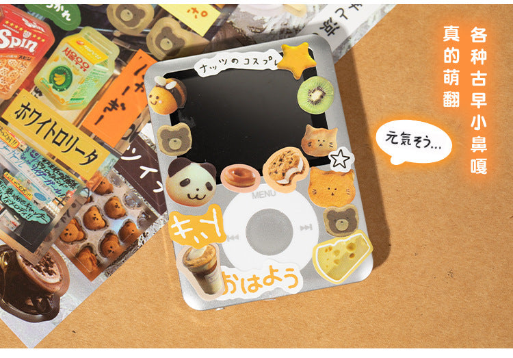 Mr. Paper 45 Sheets/book Creative Sticker Book Used of DIY Phone Case Photo Frame Album Scrapbook Retro Decoration Art Stickers