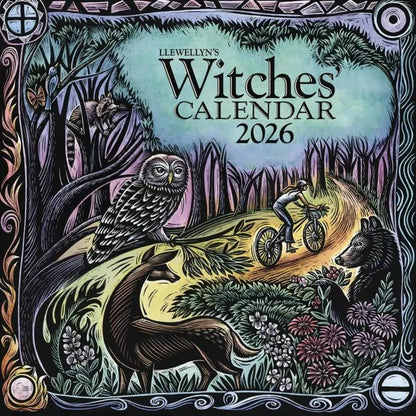 Witches' Calendar 2026 Witches' Botanical Calendar Book Wall Hanging Decorative Wall Art Creative Gift For Family Friends