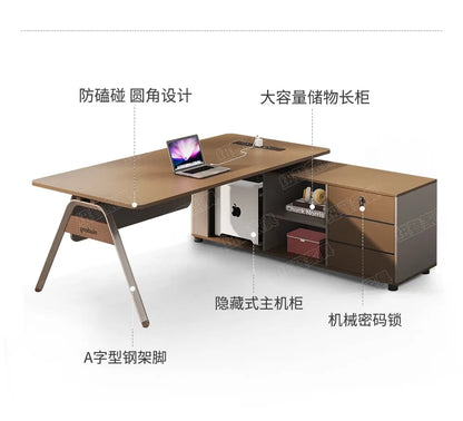 Organizer Large Office Desk Professional Simple Fashion Interior Universal Office Desk Wooden Escritorio Oficina Home Furniture
