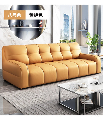 Office Sofa Simple Business Meeting Guest Reception Leisure Lounge Area Small Three-person Coffee Table Combination Set