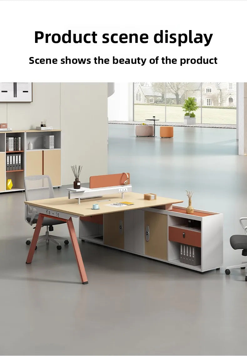 Wide Working Space Convenient Computer Table Workstation Desk Office Furniture Classical Minimalist Office Desks  boss office de