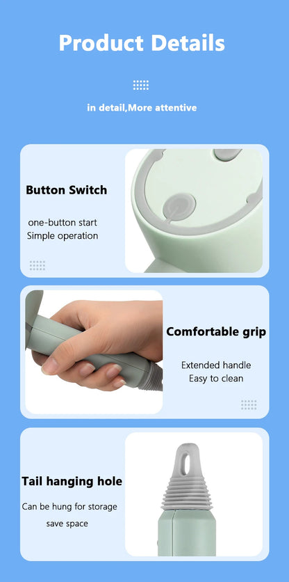 Electric Cleaning Brush USB Rechargeable Automatic Wireless Handheld Kitchen Dishwashing Brush Bathtub Tile Cleaning Brushes