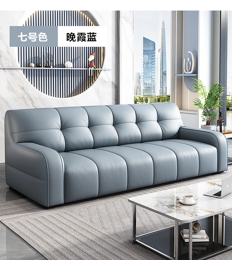 Office Sofa Simple Business Meeting Guest Reception Leisure Lounge Area Small Three-person Coffee Table Combination Set