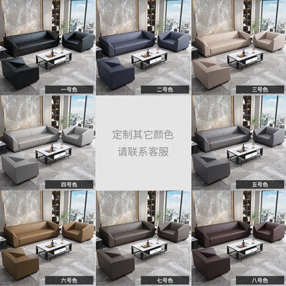 Office Sofa Simple Modern Three-person Minimalist Office Sofa Leisure Meeting Business Reception Coffee Table Combination