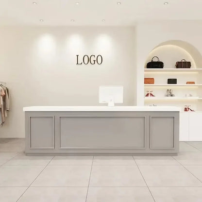 Office Salon Reception Desks Counter Display Checkout Counter Reception Desks Beauty Mostrador Negocio Commercial Furniture