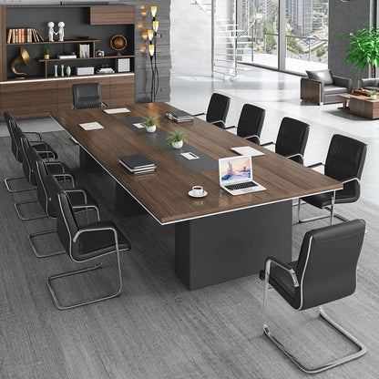 Oval Conference Table Table De Conference Office Set Furniture Wooden 6 Seater Conference Table