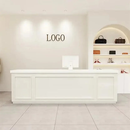 Office Salon Reception Desks Counter Display Checkout Counter Reception Desks Beauty Mostrador Negocio Commercial Furniture