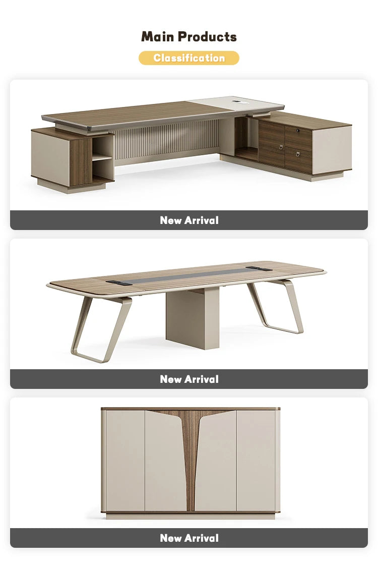 Modern Unique Design Commercial Odm Oem Leather Contemporary Luxury Custom Office Meeting Desk Conference Table