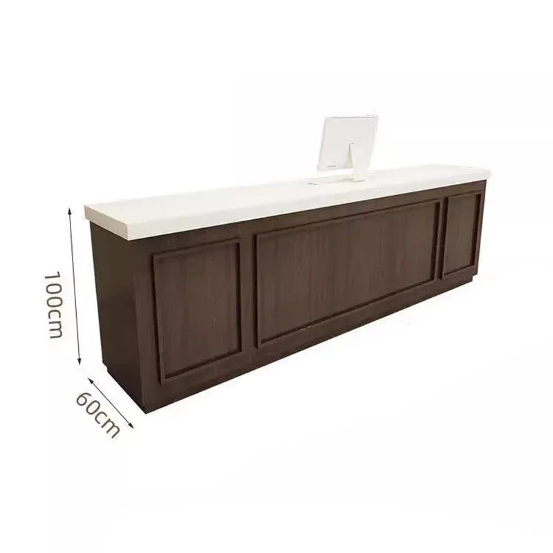 Office Salon Reception Desks Counter Display Checkout Counter Reception Desks Beauty Mostrador Negocio Commercial Furniture