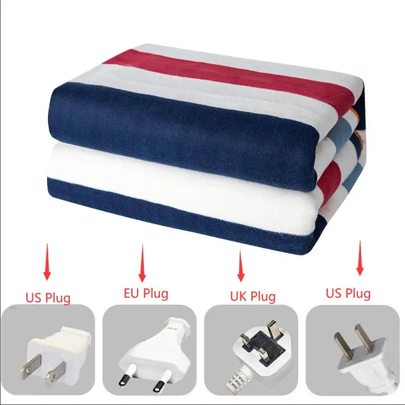 Warm Blanket Electric Heated Blanket 110V/ 220VElectric Blanket Double Manta Electrica Heating Blanket Carpets Heated Mat