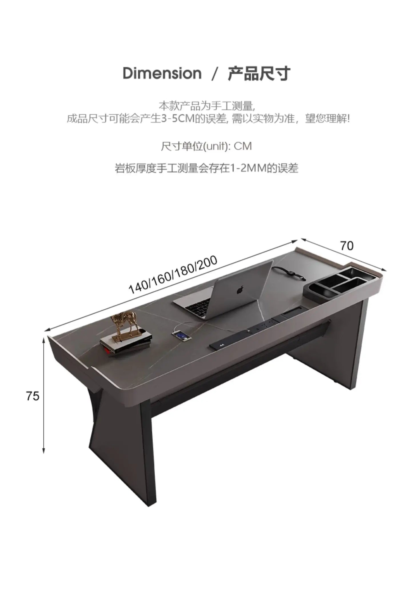 Premium European Style Office Desk Large Craft Sedentary Table Offers Ergonomic Comfort Long Hours Muebles Oficina Accessories