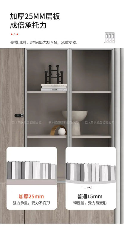 Office File Cabinet, Wooden File Storage Cabinet, Office Cabinet,locker With Combination Lock