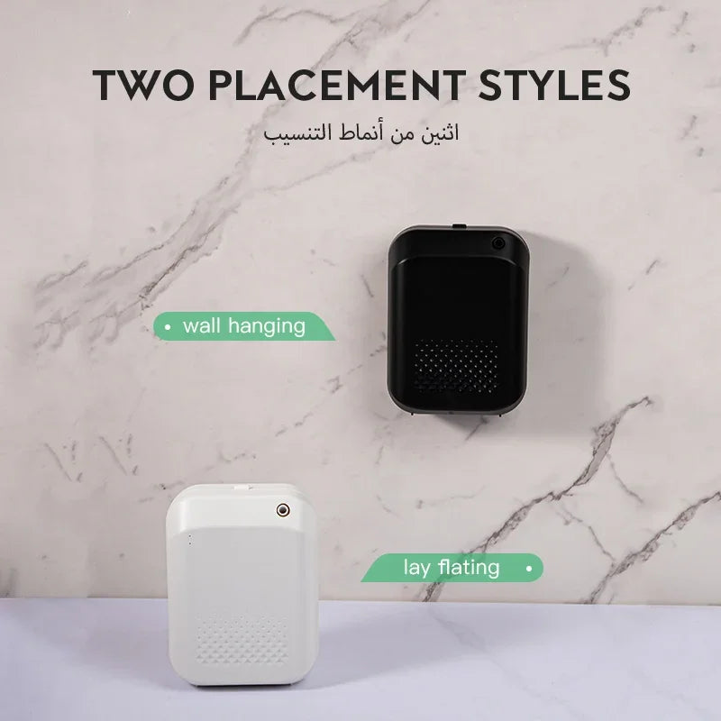 NAMSTE Battery Aromatic Oil Diffuser Electric Home Air Freshener Machine Wall Hanging Waterless Essential Oil Diffuser For Hotel