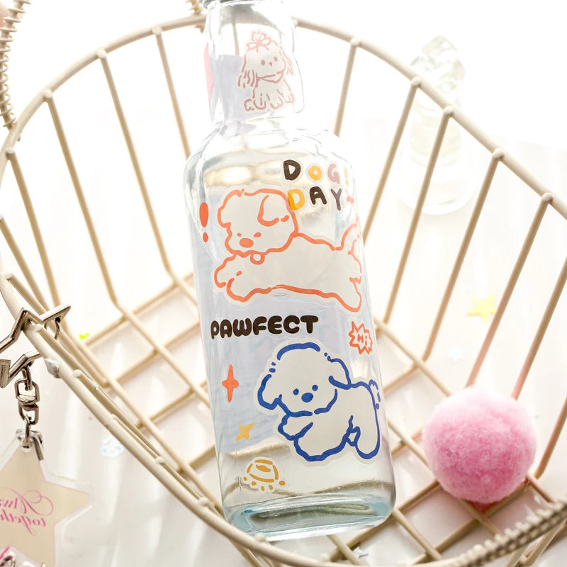 Mr Paper 2rolls/bag kawaii cat and dog diary series tape cute style handbook tape DIY diary photo frame phone case