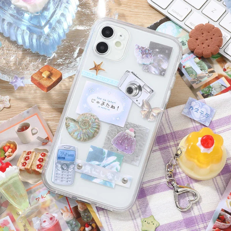 2Style 30Pcs/bag Food Sticker Book DIY Handbook Scrapbook Photo Frame Envelope Phone Case Stickers Scrapbooking Journal Stickers