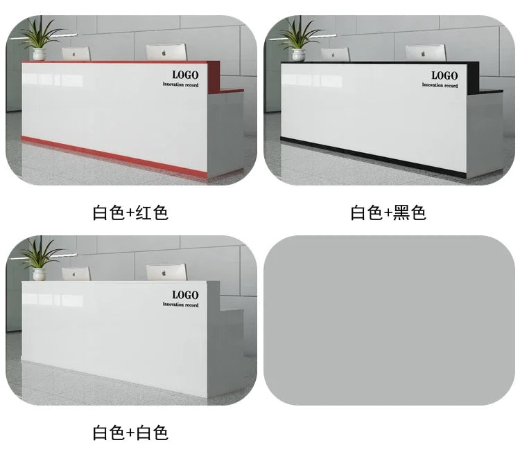 Office Design Reception Desks BeautyModern Checkout Counter Reception Desks Luxury Salon Mostrador Negocio Commercial Furniture