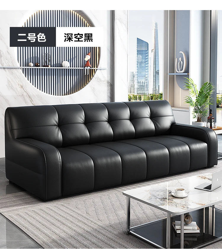 Office Sofa Simple Business Meeting Guest Reception Leisure Lounge Area Small Three-person Coffee Table Combination Set