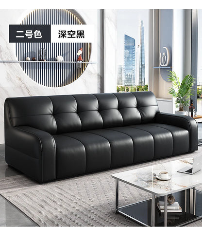 Office Sofa Simple Business Meeting Guest Reception Leisure Lounge Area Small Three-person Coffee Table Combination Set