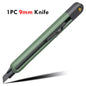 Deli 3pc Set Utility Knife Art Carving Knife Cutter School Suplies Cut Tools Wallpaper Stationery Express Delivery Safe Knife