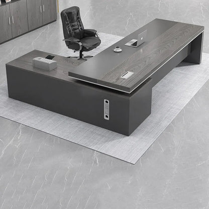 Modern Computer Office Desk Wooden Study Minimalist Save Space Interior Office Desk Fashion Meuble Bureau Ornaments Accessories