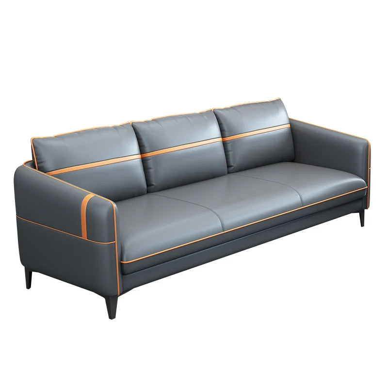 Office Sofa Simple Modern Business Meeting Leisure Lounge Area Reception Simple Office Sofa Coffee Table Combination