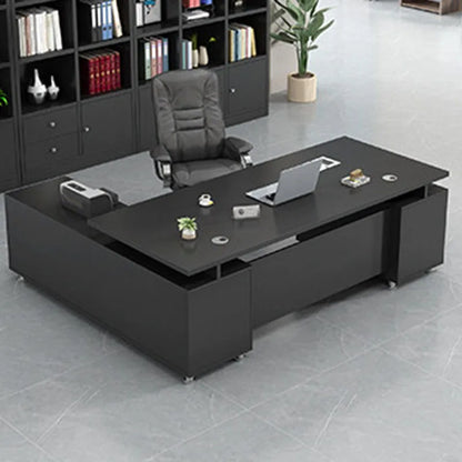 Aesthetic Modern Office Desk Creative Save Space Big Size Fashion Safe Office Desk Professional Mesas Escritorio Home Products