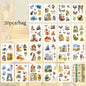 Mr. Paper 4Style 20Pcs/bag Desert Rose Series Sticker Book DIY Handbook Decoration Scrapbook Album Photo Frame Calendar Phone
