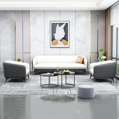 Office Sofa Business Reception Modern Simple Meeting Hotel Lobby Resting Area Office Sofa Coffee Table Set