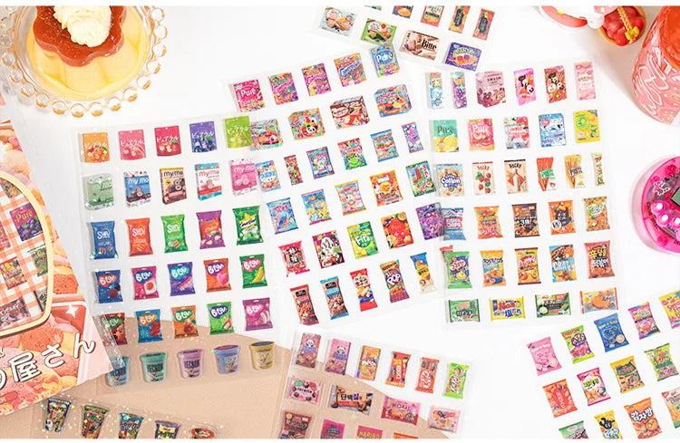 Mr. Paper, 10pcs/pack,cute Mini Stickers for Animal Food and Beverage,scrapbook,photo Frame,phone Case,diary Decoration Stickers