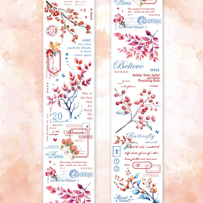Mr. Paper 6Style 1Roll/bag South Branch Wind Letter Series Washi Tape DIY Handbook Scrapbook Photo Frame Envelope Decoration