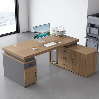 Large Size Fashion Office Desk Decoration Beauty Professional Minimalist Office Desk Save Space Mesas Escritorio Furnitures