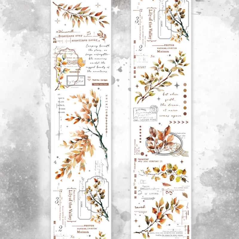 Mr. Paper 6Style 1Roll/bag South Branch Wind Letter Series Washi Tape DIY Handbook Scrapbook Photo Frame Envelope Decoration