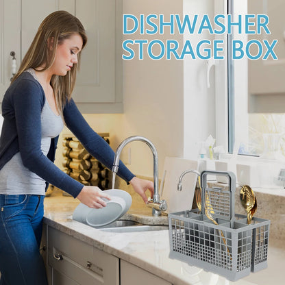 1PCS Dishwasher Cutlery Basket Knife Fork Storage Basket for Bauknecht Whirlpool Indesit Hotpoint Dish Washer Accessories