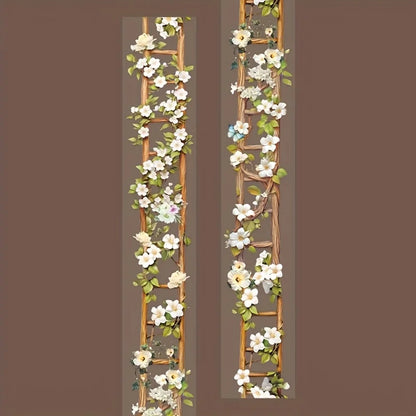 Mr. Paper, 200cm/roll, Flower, Branch, Leaf, Vine Theme Tape, Scrapbook, Photo Frame, Diary, Decorative Sticker Tape