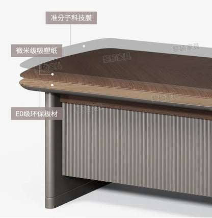 Fashion Large Size Office Desk Luxury Design Save Space Creative Computer Office Desk Executive Meuble Bureau Home Products