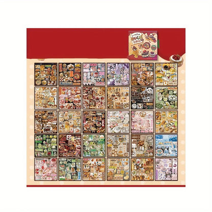 30 Photos/Bag Personalized Sticker Japanese Food Series Landscape Book Is Suitable For DIY Scrapbook Album Diary ﻿