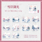 Mr. Paper, 10pcs/pack, Winter Landscape Large-sized PET Stickers, Decorative Collage Scrapbook, Photo Frame, Phone Case,notebook