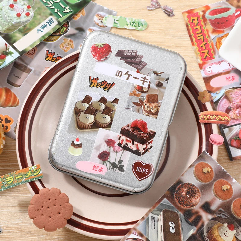 30 Photos/Bag Personalized Sticker Japanese Food Series Landscape Book Is Suitable For DIY Scrapbook Album Diary ﻿