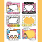 Korean Cute Kawaii Graffiti Style Photo Frame Stickers Girl Photo Star Card Photo Album Diary DIY Decorative Cartoon Stickers
