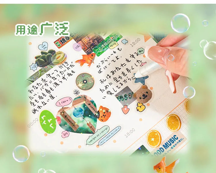 Mr. Paper, 10pcs/pack,cute Mini Stickers for Animal Food and Beverage,scrapbook,photo Frame,phone Case,diary Decoration Stickers